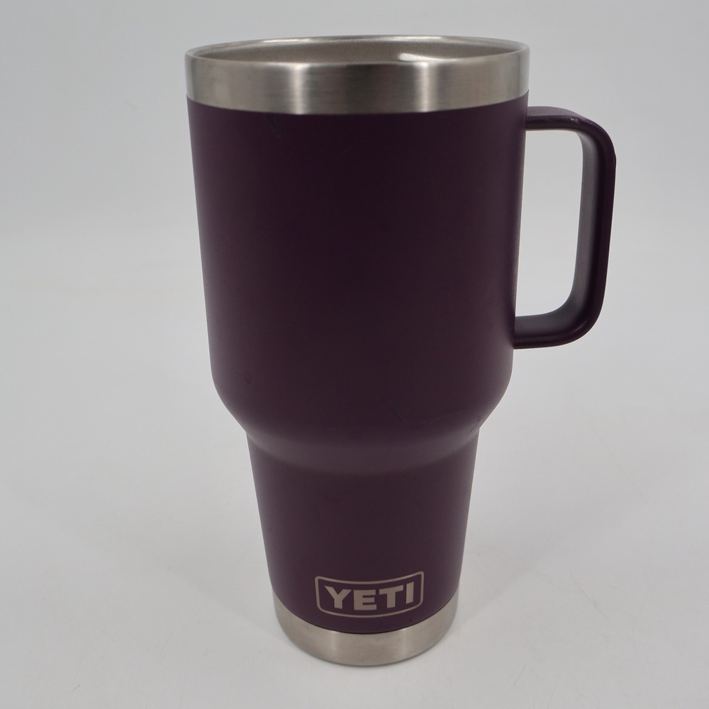 YETI Rambler Travel Mug 30 oz Nordic Purple Insulated Tumbler with Handle